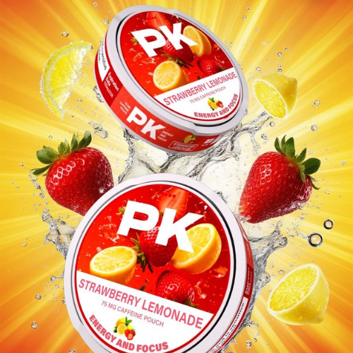 PK STRAWBERRY LEMONADE CAFFEINE POUCHES 75mg