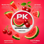 PK WATERMELON CHERRY CAFFEINE POUCHES 75mg
